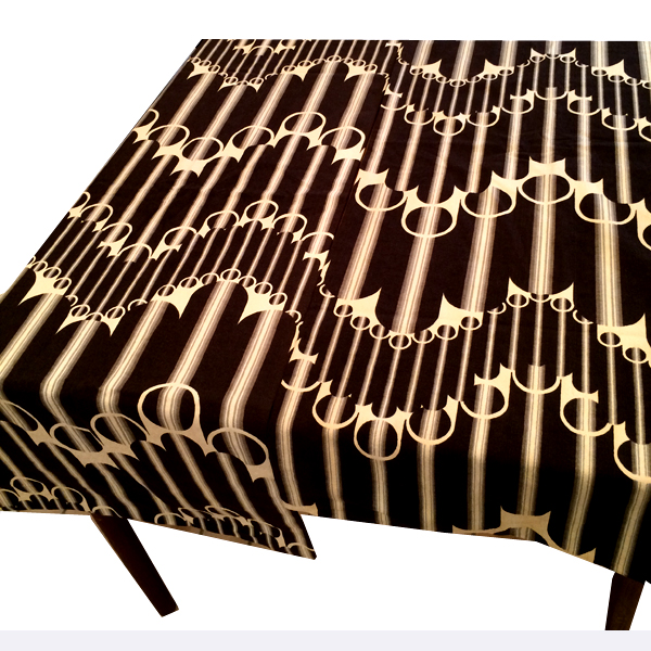 1950s England MCM Op Art Barkcloth Fabric Panels