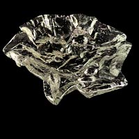 Walther Cast Glass Fossil Bowl by Jolanda Prinsen