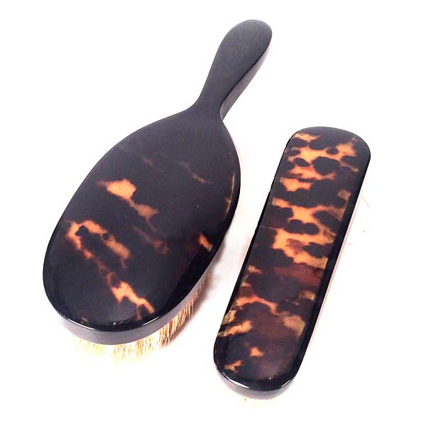 Clothing Brushes Set, Men's Antique Tortoiseshell, Circa 1920s