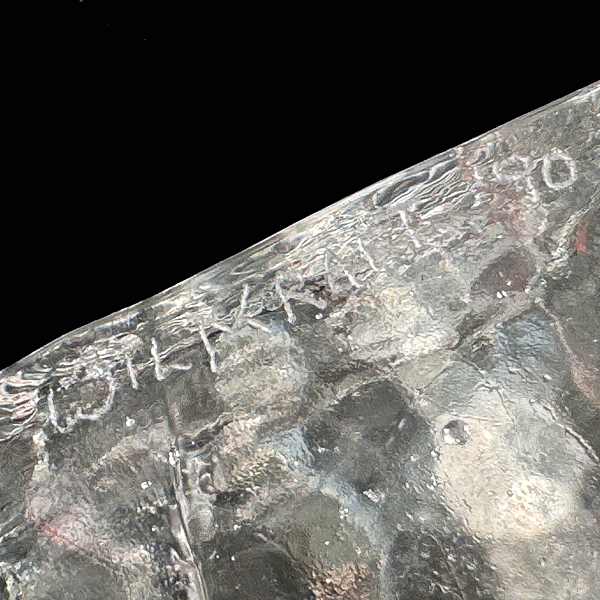 1990s Canada Ice Glass Candle Holders Wildcraft Studio