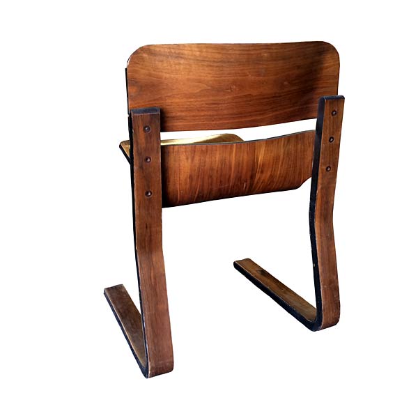 Stacking Wooden Chairs, 'The Roo' by Thomas Lamb, 1970s