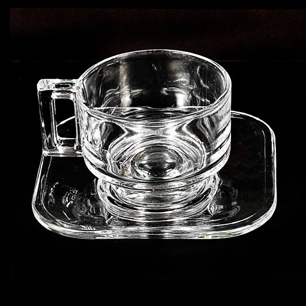 60s Italy Modernist Arno Glass Espresso Cups Joe Colombo
