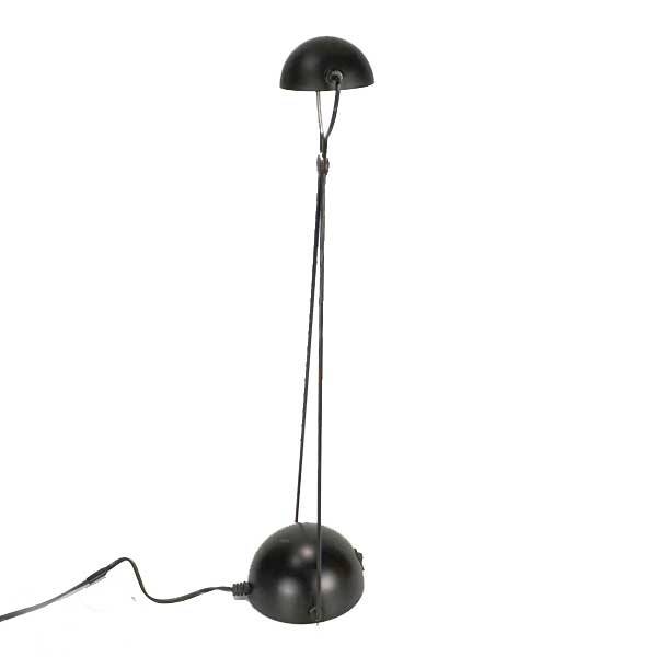 1980s Italy Postmodern Halogen Desk Lamp Black Bikini