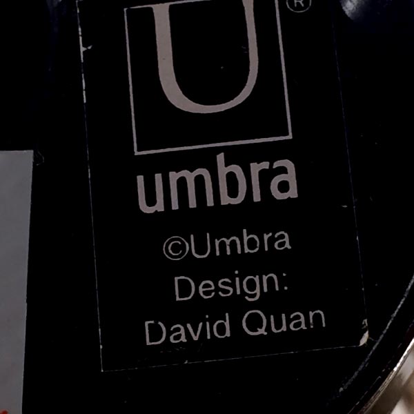 Table Lamps, David Quan, Umbra with Murano Glass Shades, 90s Postmodern