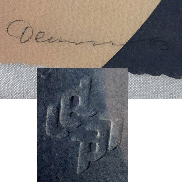 Lithograph of a Lily Flower, 'Last Waltz' by Nancy Dennison, Signed Silkscreen 1980s