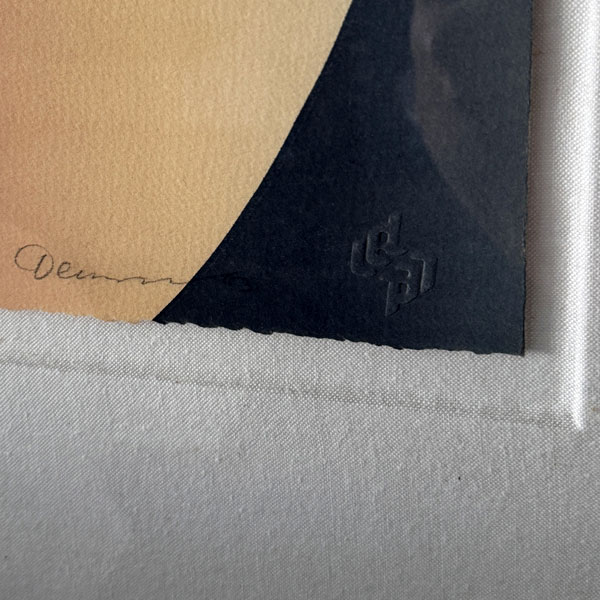 Lithograph of a Lily Flower, 'Last Waltz' by Nancy Dennison, Signed Silkscreen 1980s