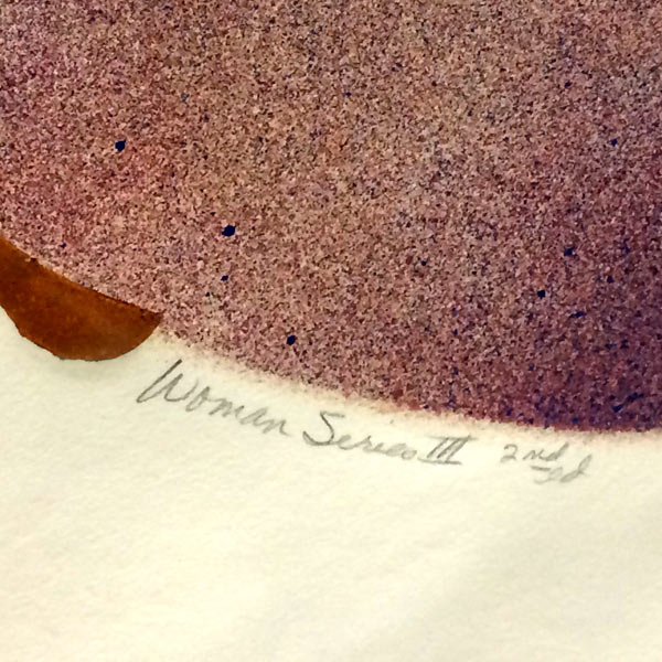 Lithograph Stephanie Weber Woman Series Three Second Edition
