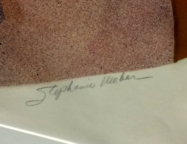 Lithograph Stephanie Weber Woman Series Three Second Edition