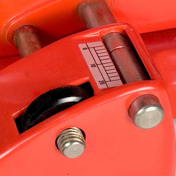 1950s MCM Denmark Eva Orange Bread and Meat Slicer