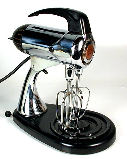 Vintage 1950s Sunbeam Chrome Mixer Mixmaster