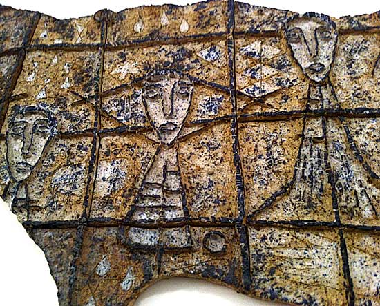 Mid-Century Modern Ceramic Mural by Arnold Geissbuhler