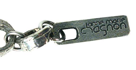 Modernist Gilded Pewter Necklace by Anne-Marie Chagnon