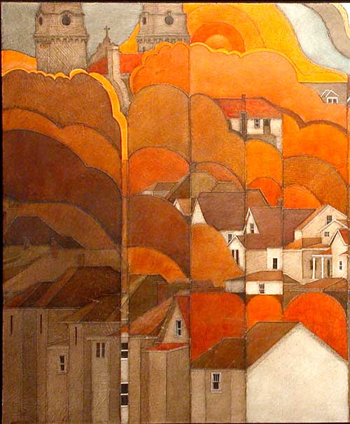 Allen K. Tubach Painting 'Fortieth Sunset'