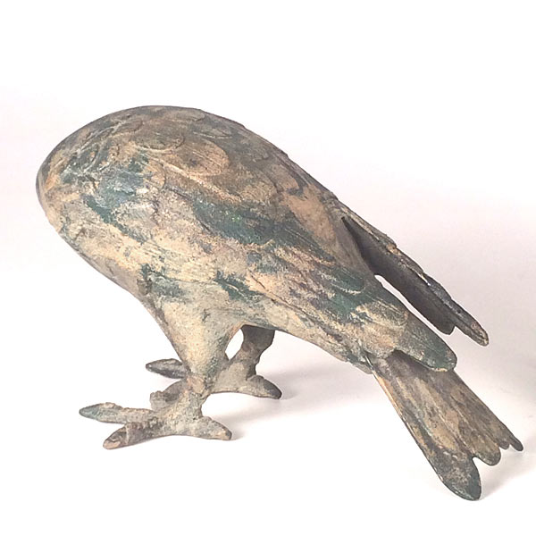 20th Century Japanese Cast Bronze Sculptures Pigeons