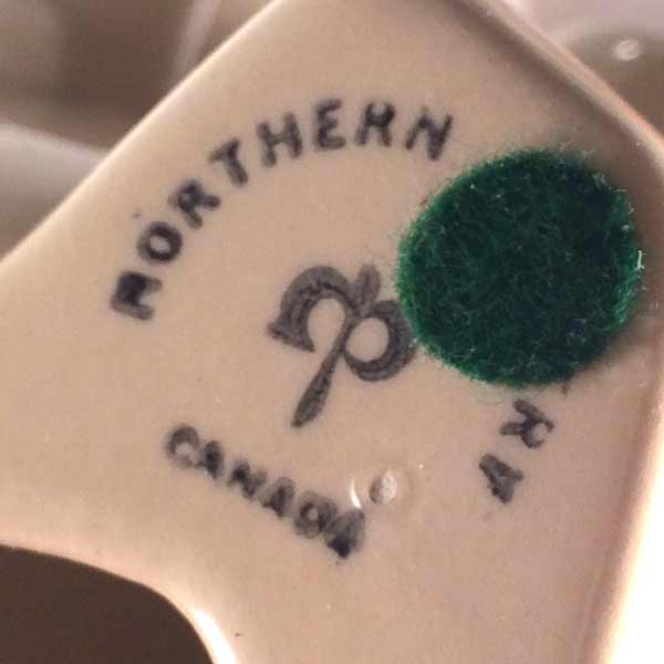 1970s Canada Northern Pottery Cubist Polar Bear