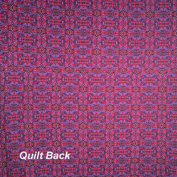 Jewel Toned Vintage Cotton Quilt Finely Pieced