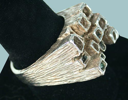 Vintage Silver Modernist Ring GL