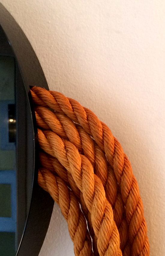 1980s Acrylic & Rope Sculpture by Joanne Mac: 'Shield #20'