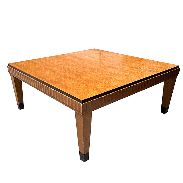 1990s Biedermeier Deco Inspired Lane Maple Coffee Table