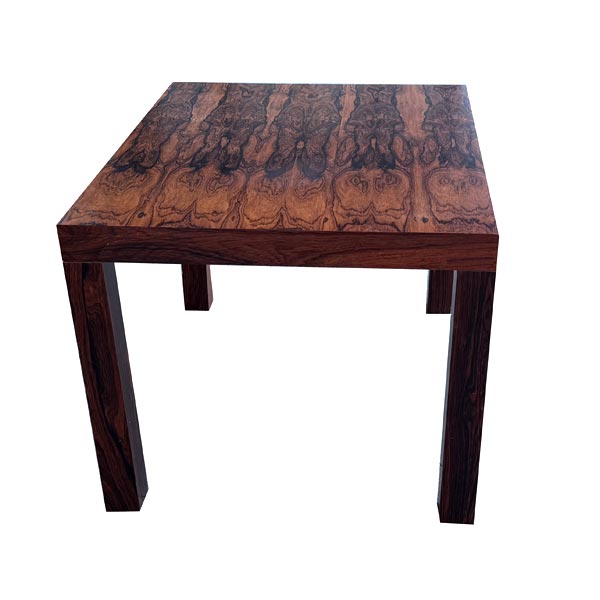 Parsons Side Table, Mid-Century Modern, Rosewood