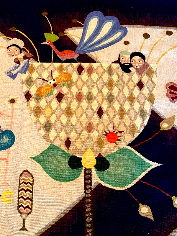 Aubusson Tapestry 1970s France David Sharir Artist