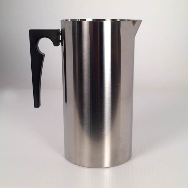 1960s Denmark Stelton Cylinda-Line Stainless Steel Tea Set