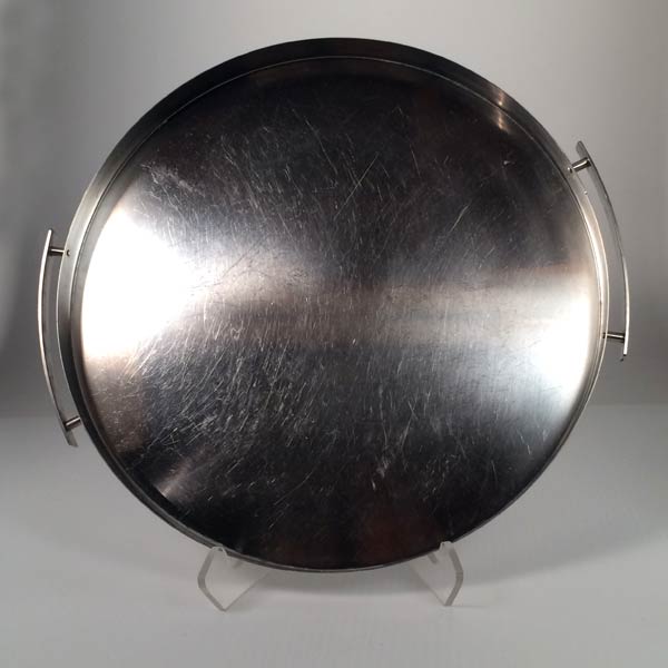 1960s Denmark Stelton Cylinda-Line Stainless Steel Tea Set